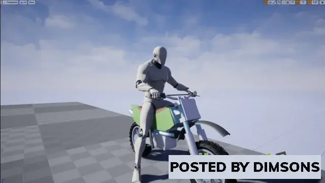 Unreal Engine Animations Motorbike Interact Animations Pack v4.26-4.27, 5.0-5.3