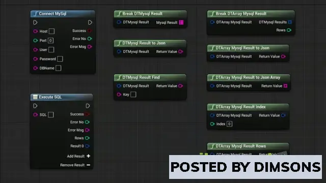 Unreal Engine Code Plugins MySQL Connector v5.3