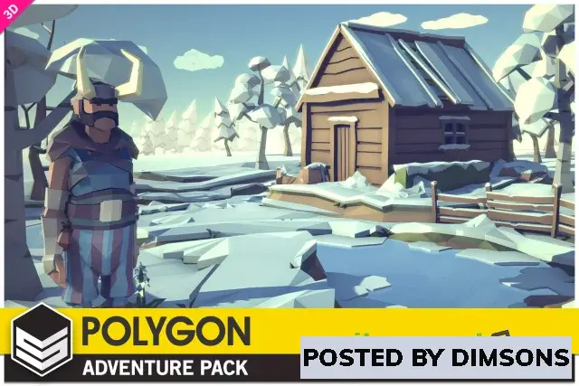 Unity 3D-Models POLYGON Adventure - Low Poly 3D Art by Synty v1.07