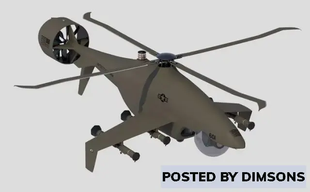 Aircraft Sharkeye X UAS Tactical Helicopter - 3D Model