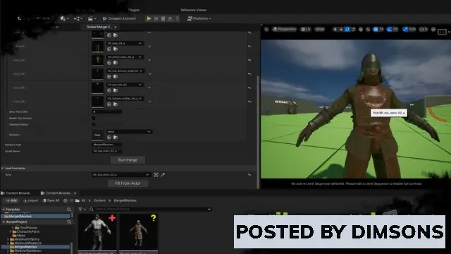 Unreal Engine Code Plugins Skeletal Mesh Merger v1.2 (5.2)