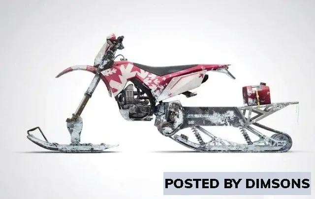 Bikes Snowbike - 3D Model