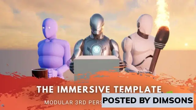 Unreal Engine Blueprints The Immersive Template v4.27, 5.0-5.3