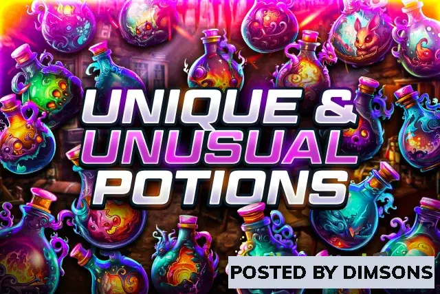 Unity 2D Unique & Unusual Magic Potions v1.0