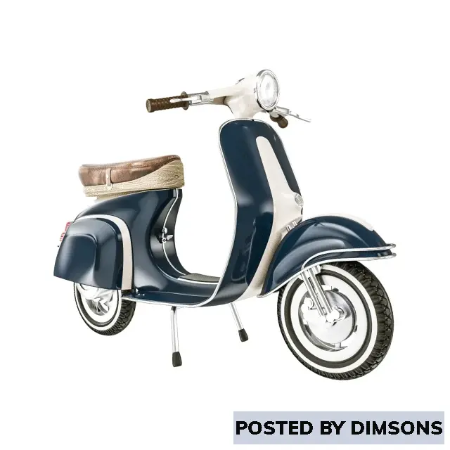 Bikes Vespa - 3D Model - 3D Model