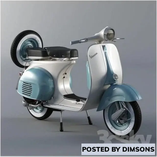 Bikes VESPA VNB 125 - 3D Model