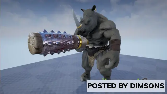 Unreal Engine Characters Wererhino v4.15-4.27, 5.0-5.3