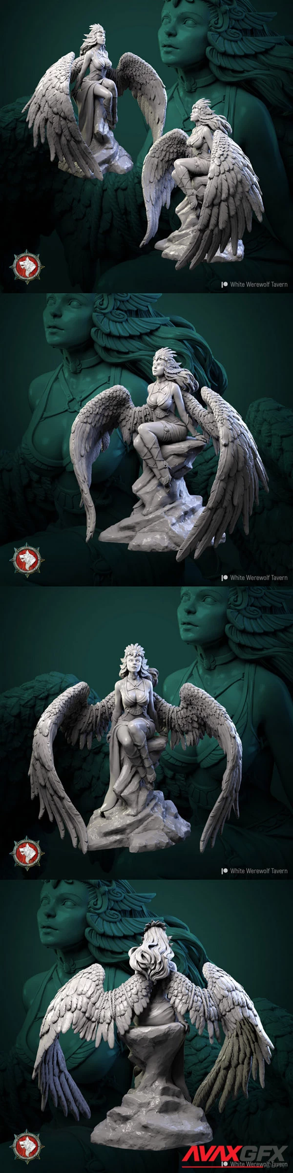 White Werewolf Tavern – Dark Angel – 3D Print