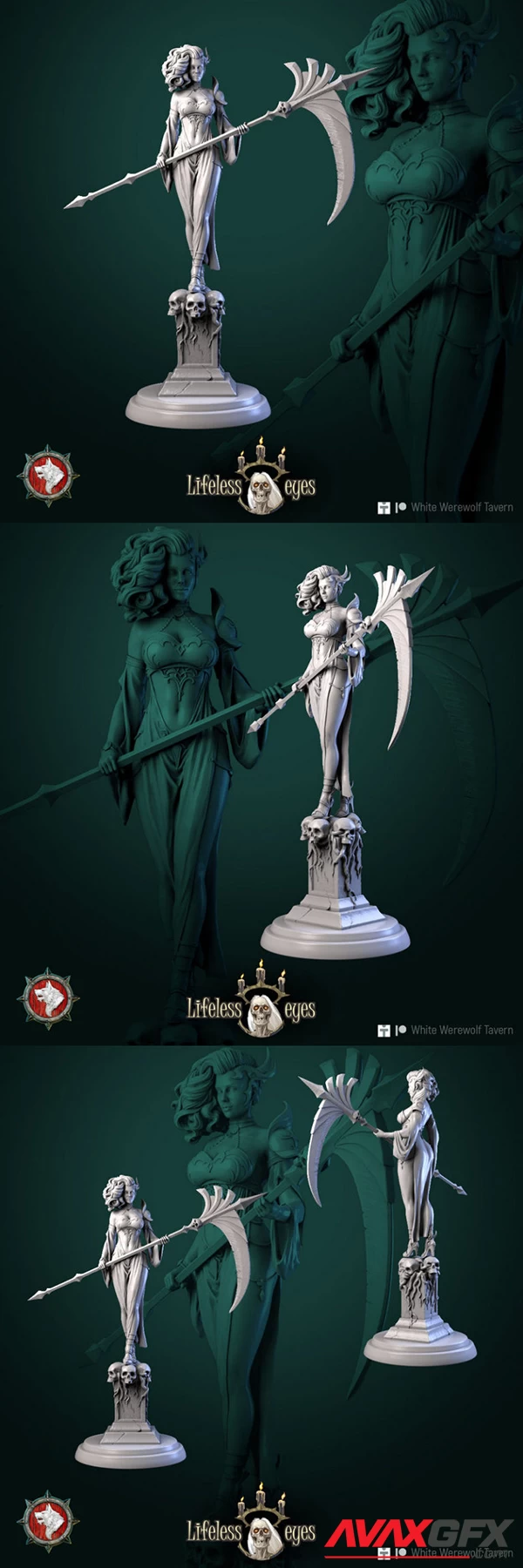 White Werewolf Tavern – Semenriel Dark Reaper – 3D Print