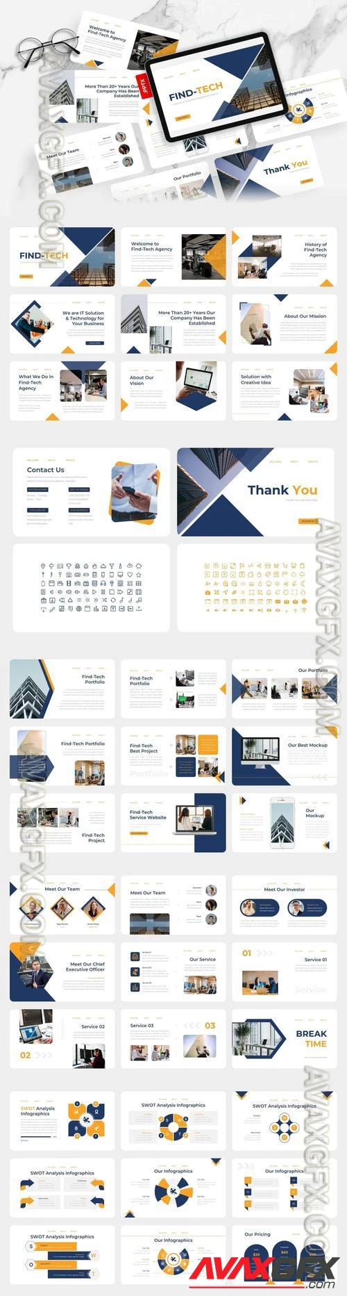 Find-Tech - Technology PowerPoint Template