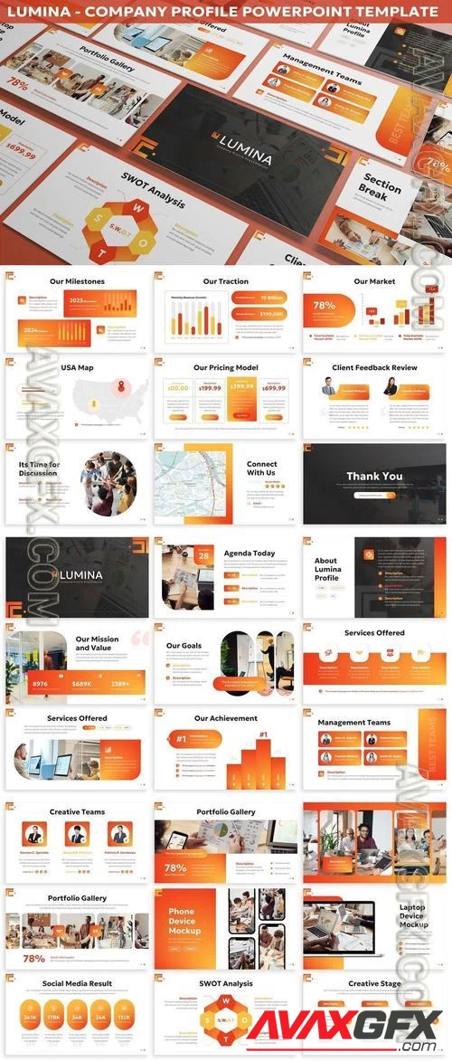 Lumina - Company Profile Powerpoint Template