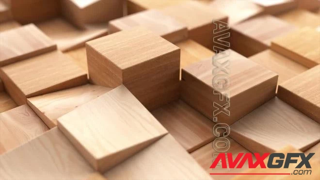 MA - Wooden Square Rise And Fall Down 1425596