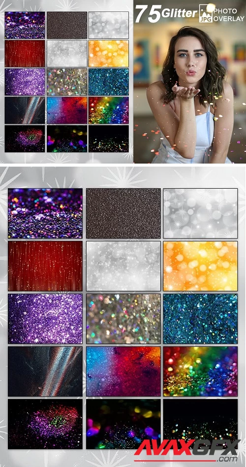 75 Glitter Effect Photoshop Overlay - 91610561