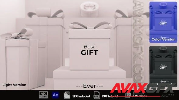 Gift Box Logo Reveal 49481030 Videohive