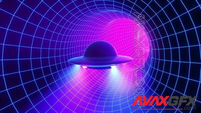MA - UFO And Space-time Tunnel Vj Loop 1362718