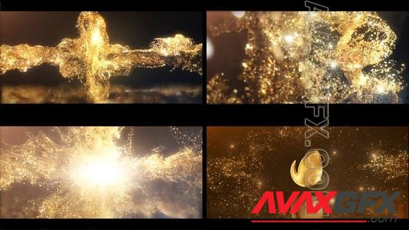 Luxury Gold Explosion Logo 39217908 Videohive