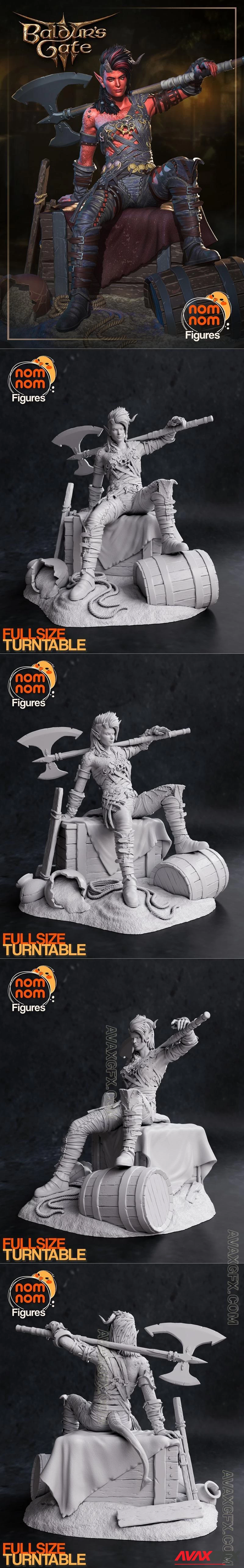 Nomnom Figures - Karlach - Baldurs Gate 3