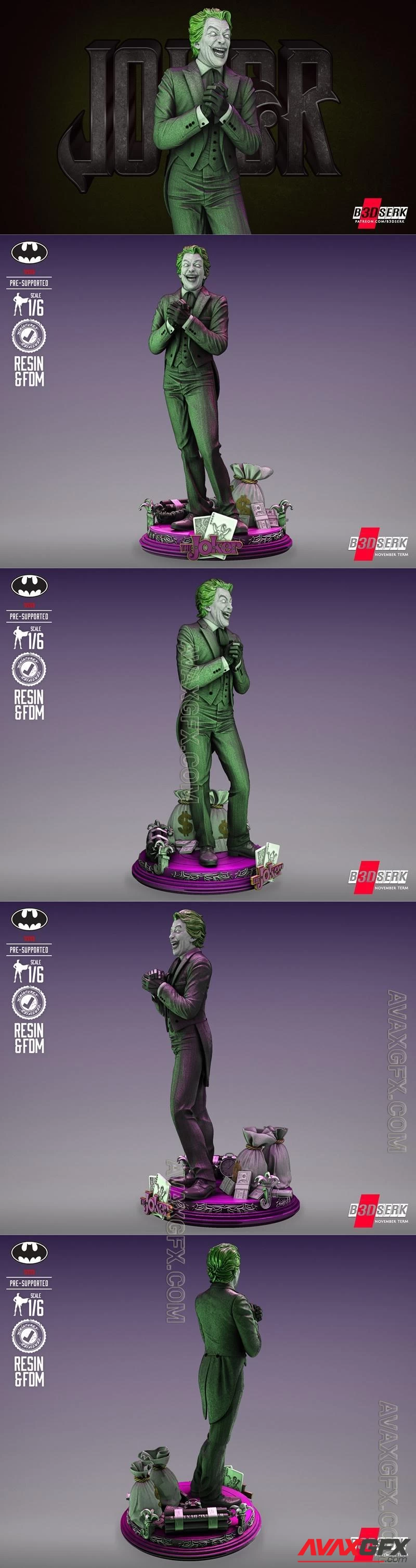 B3DSERK - Joker Romero Sculpture