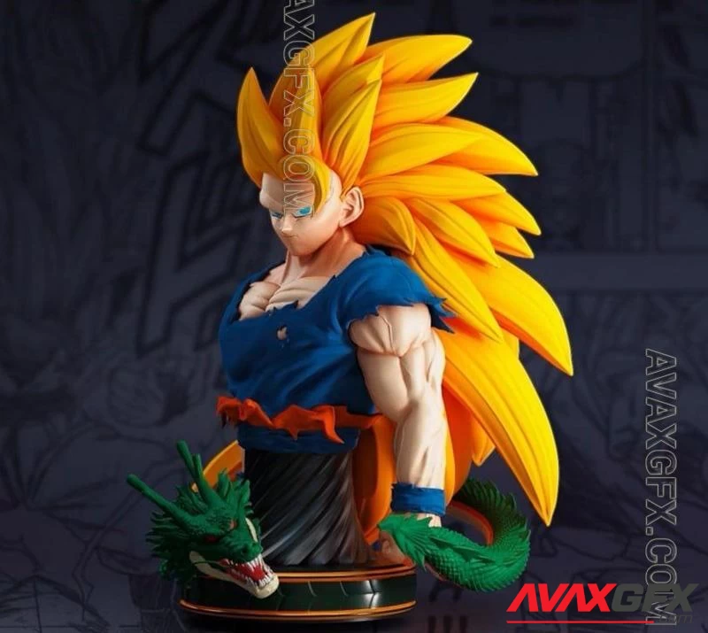 Dragon Ball - Goku ssj3 bust