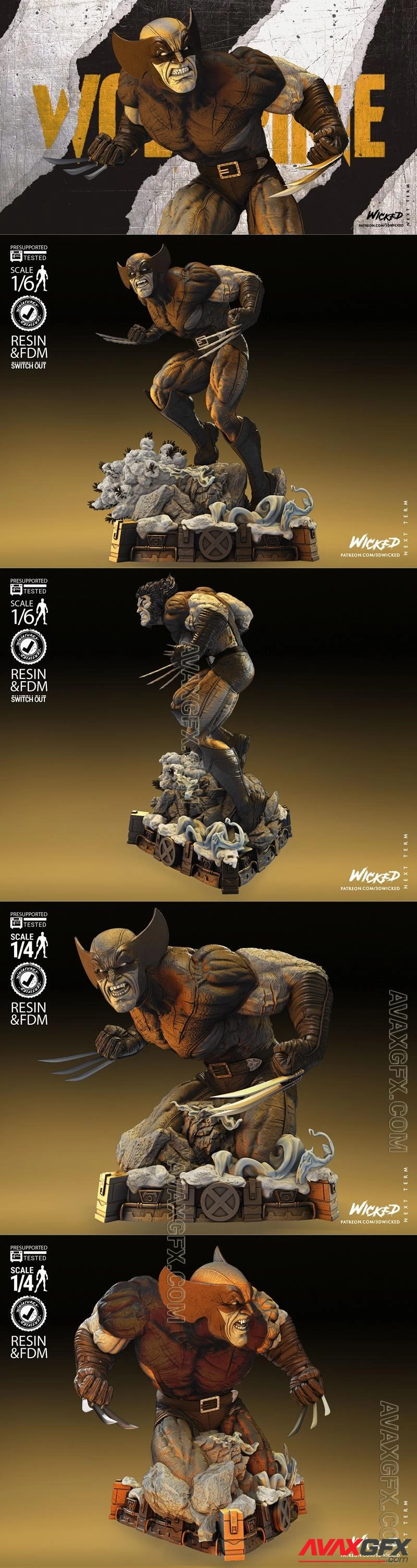 Wicked - Wolverine Statue and Bust