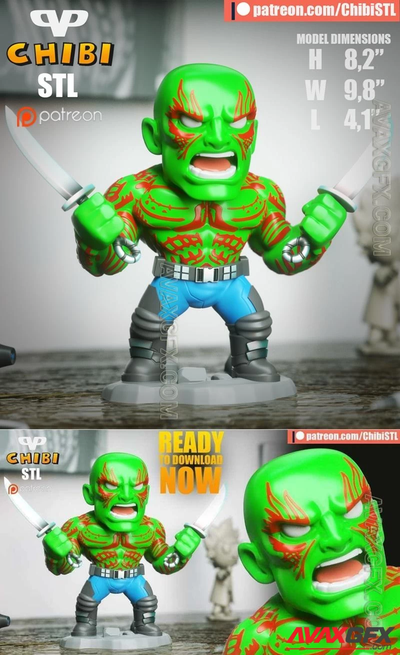 Drax Chibi