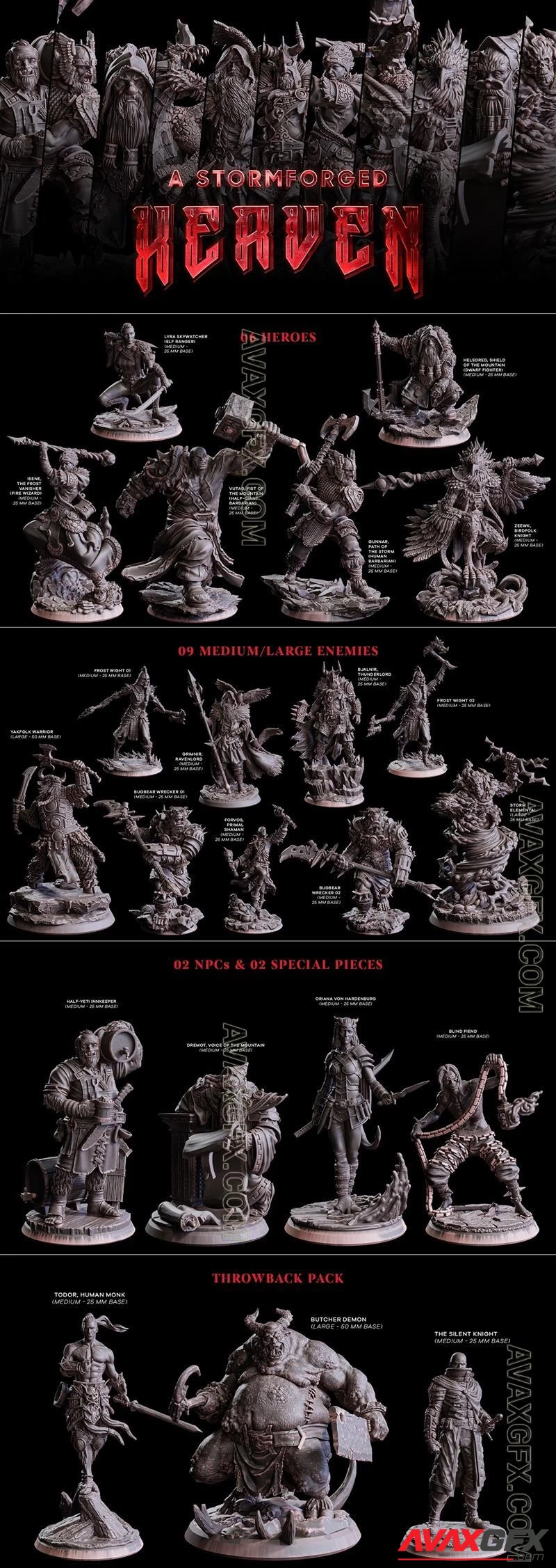 Flesh of Gods Miniatures - A Stormforged Heaven