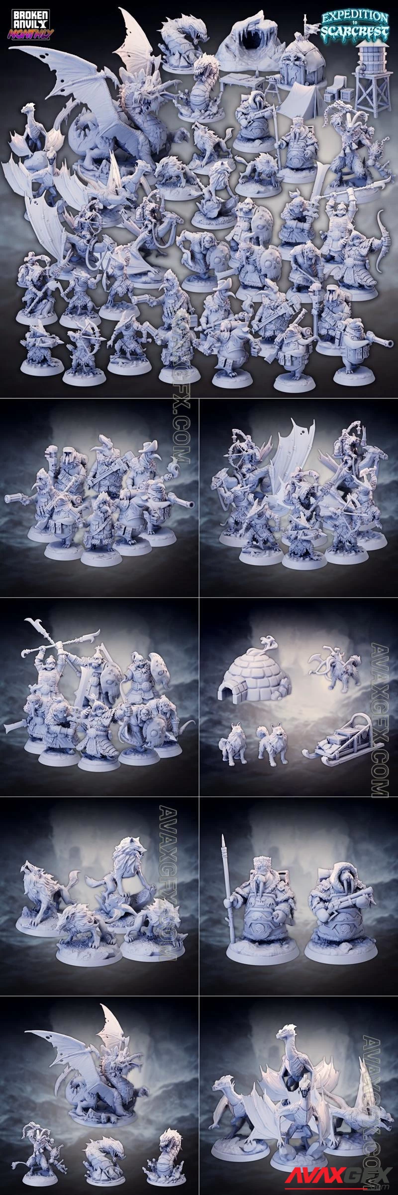 Broken Anvil Miniatures - Expedition to Scarcrest