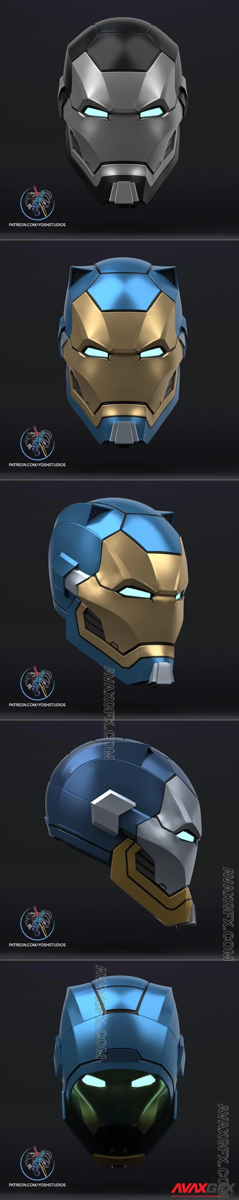 Blastoise Iron Man Helmet