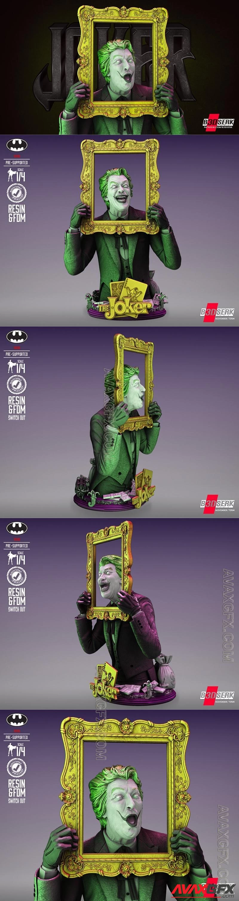 B3DSERK - Joker Romero Bust