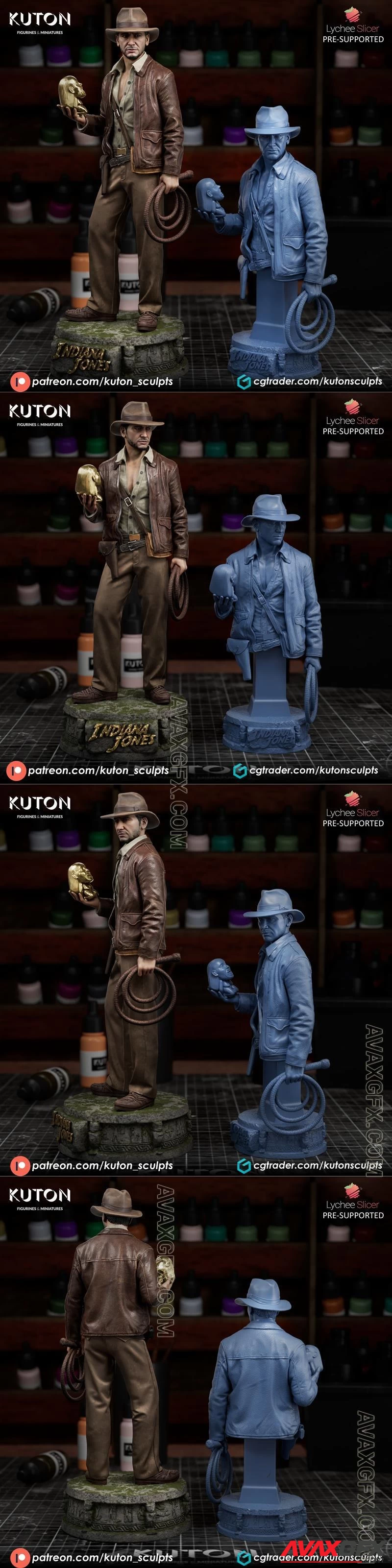 Kuton Figurines - Indiana Jones