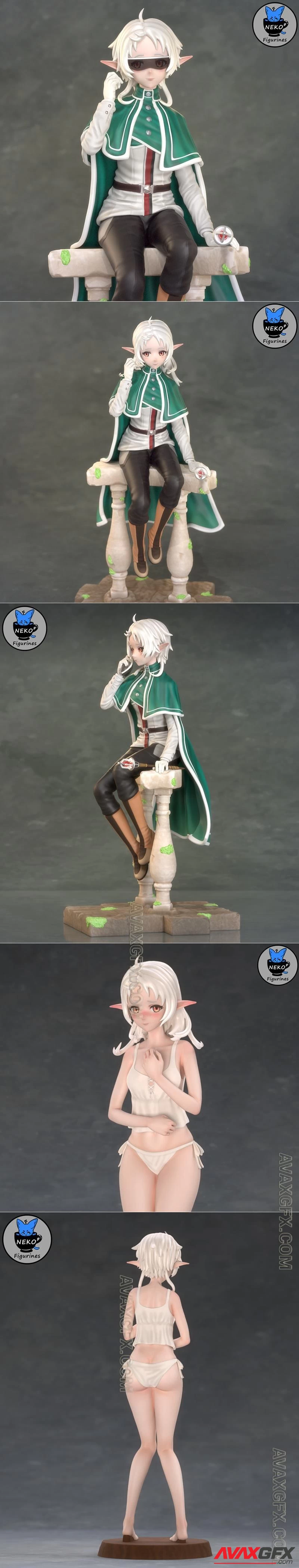 Neko Figurines - Sylphiette - Fitss and Fitz (Mushoku Tensei)