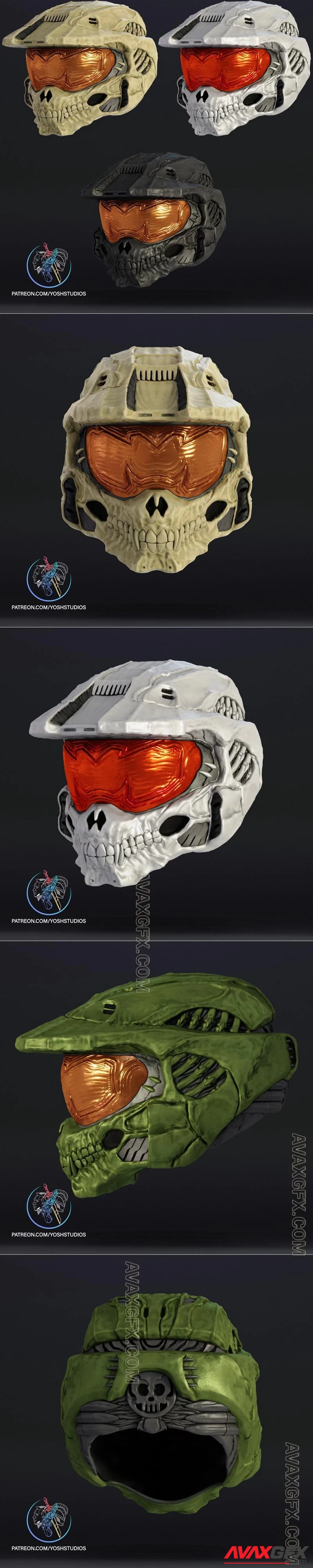 Skullified Master Chief Helmet