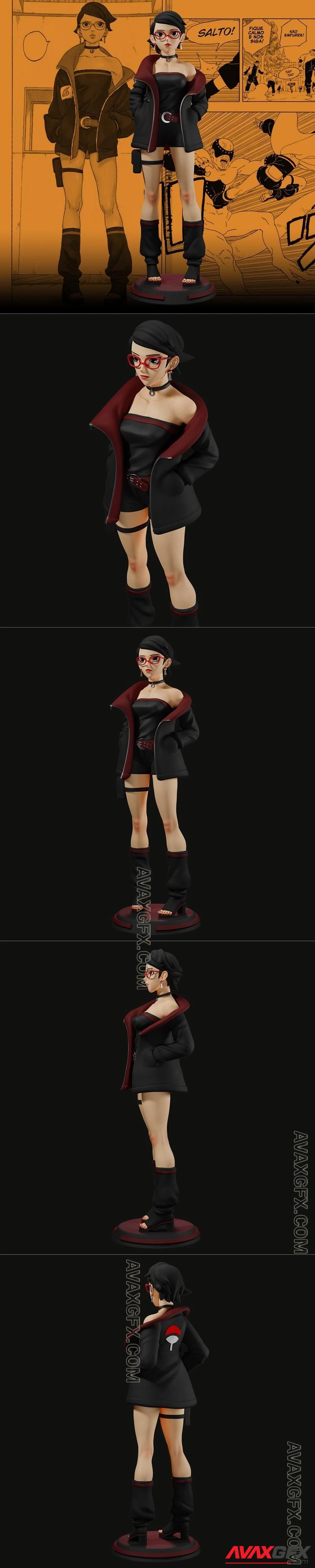 Sarada Uchiha by Gabriel Meyer