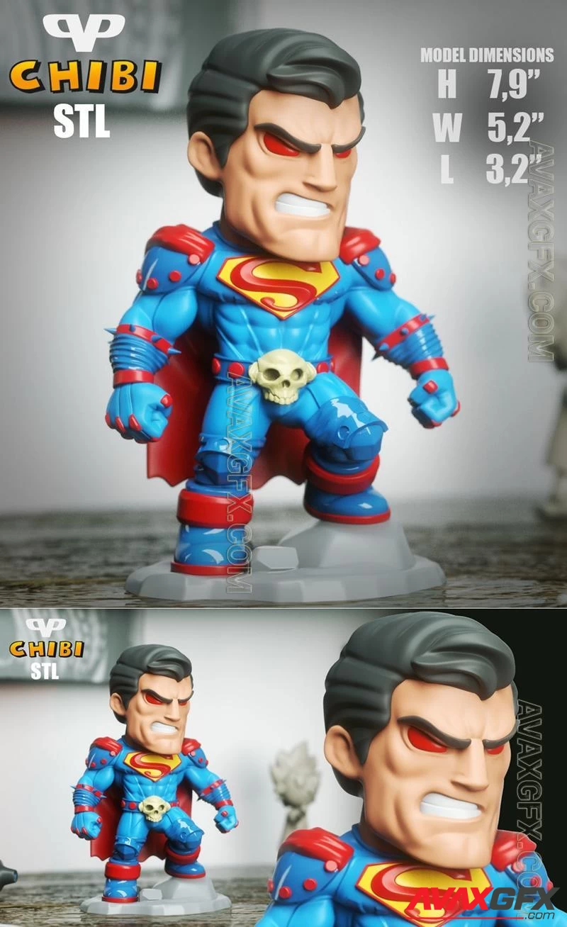 Superman Death Metal Chibi