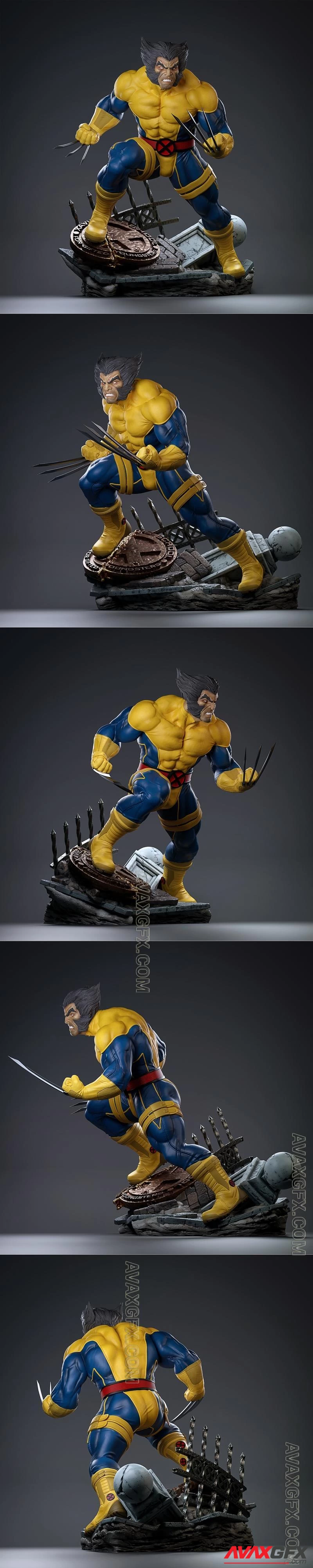 Wolverine Fan art - STL 3D Model