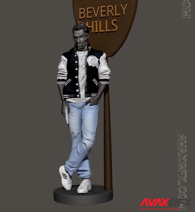 Axel Foley - STL 3D Model