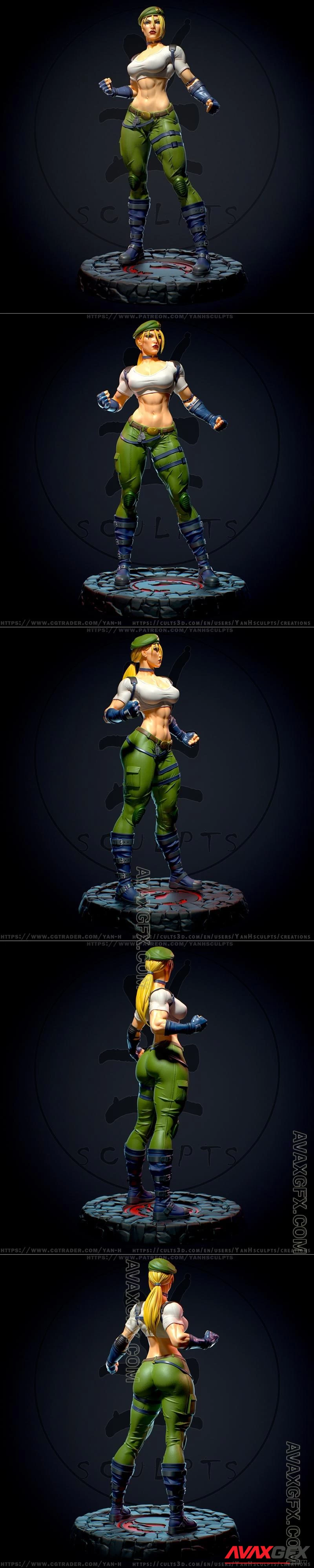 Yan-H - Sonya Blade - STL 3D Model