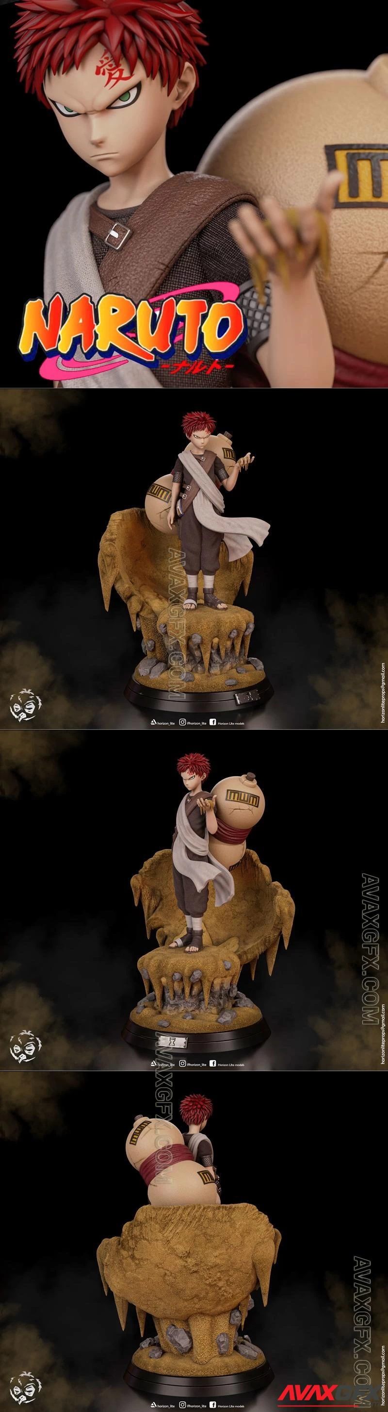 Gaara - Horizon Lite - STL 3D Model