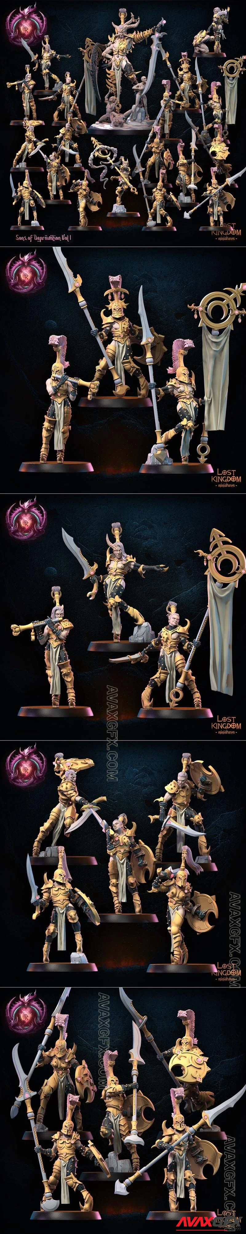 Lost Kingdom Miniatures October 2023 - STL 3D Model