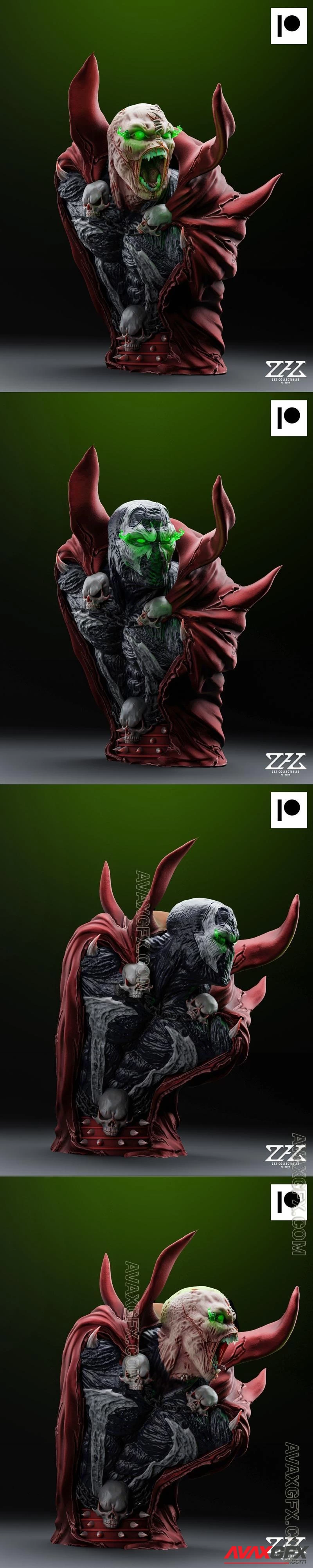 ZEZ Studios - Spawn Bust - STL 3D Model