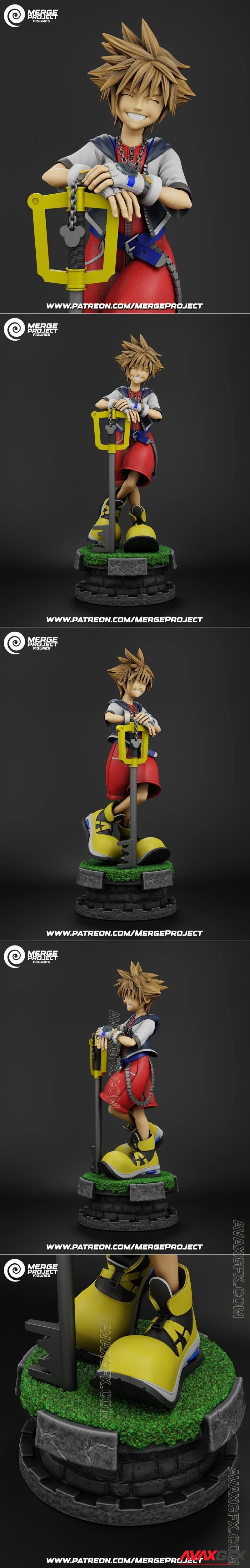 Merge Project Figures - Sora - STL 3D Model