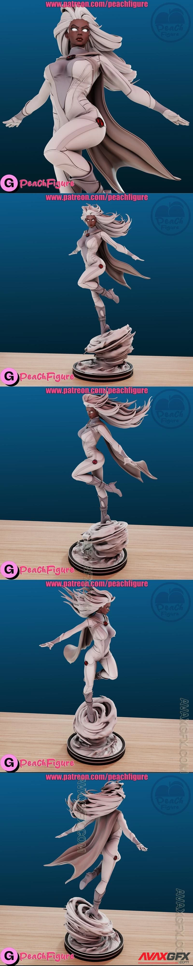 Peach Figure - Storm X-men - STL 3D Model