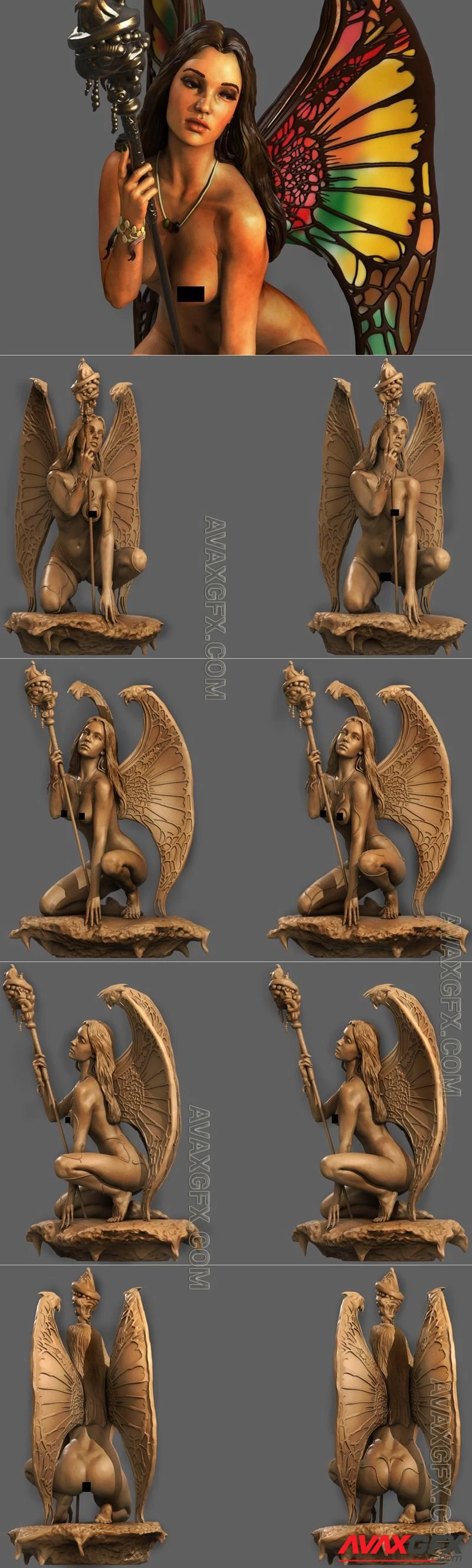 Ca 3d Studios - Butterfly Wings - Boris Vallejo