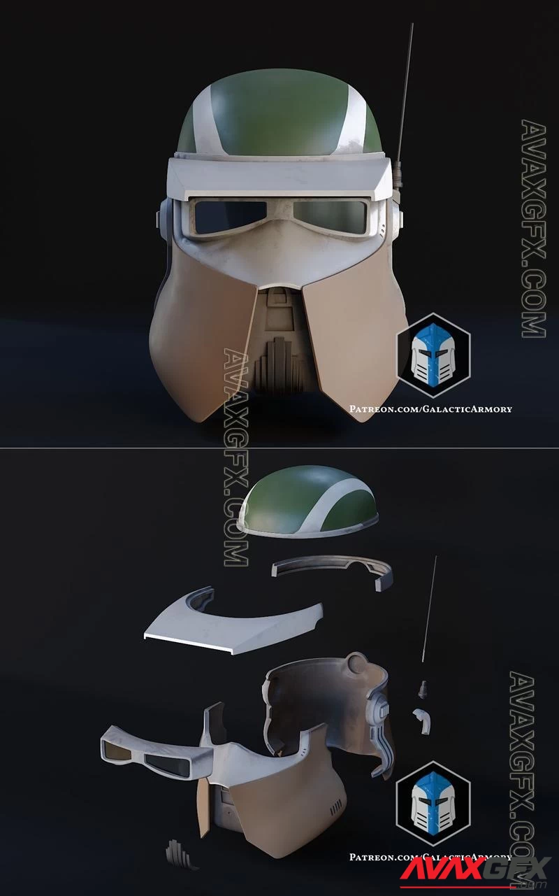 AT-RT Driver Clone Trooper Helmet