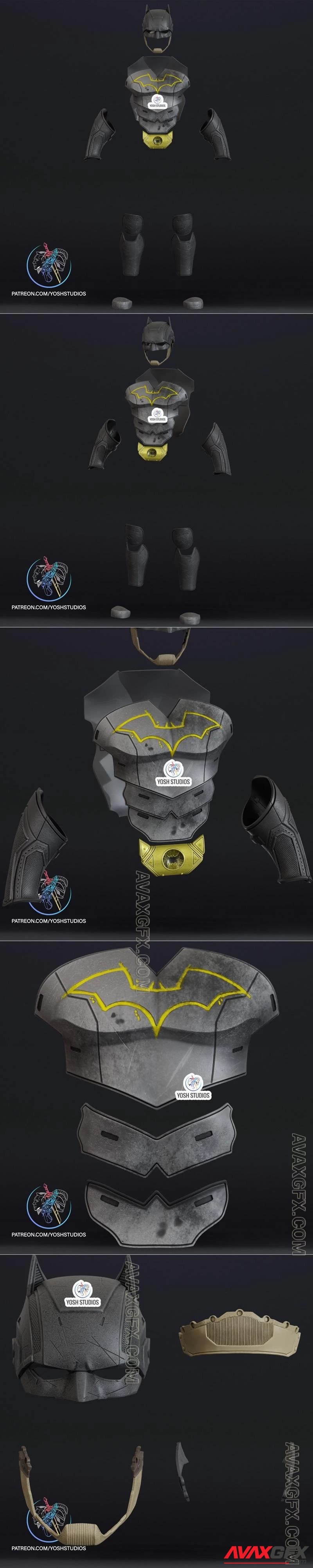 Detective Batman Costume - STL 3D Model