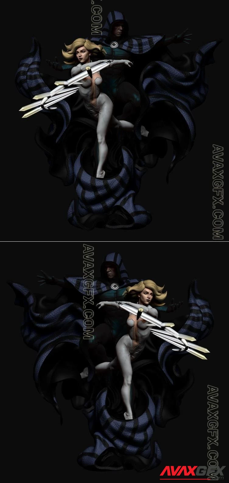 Cloak and Dagger - STL 3D Model