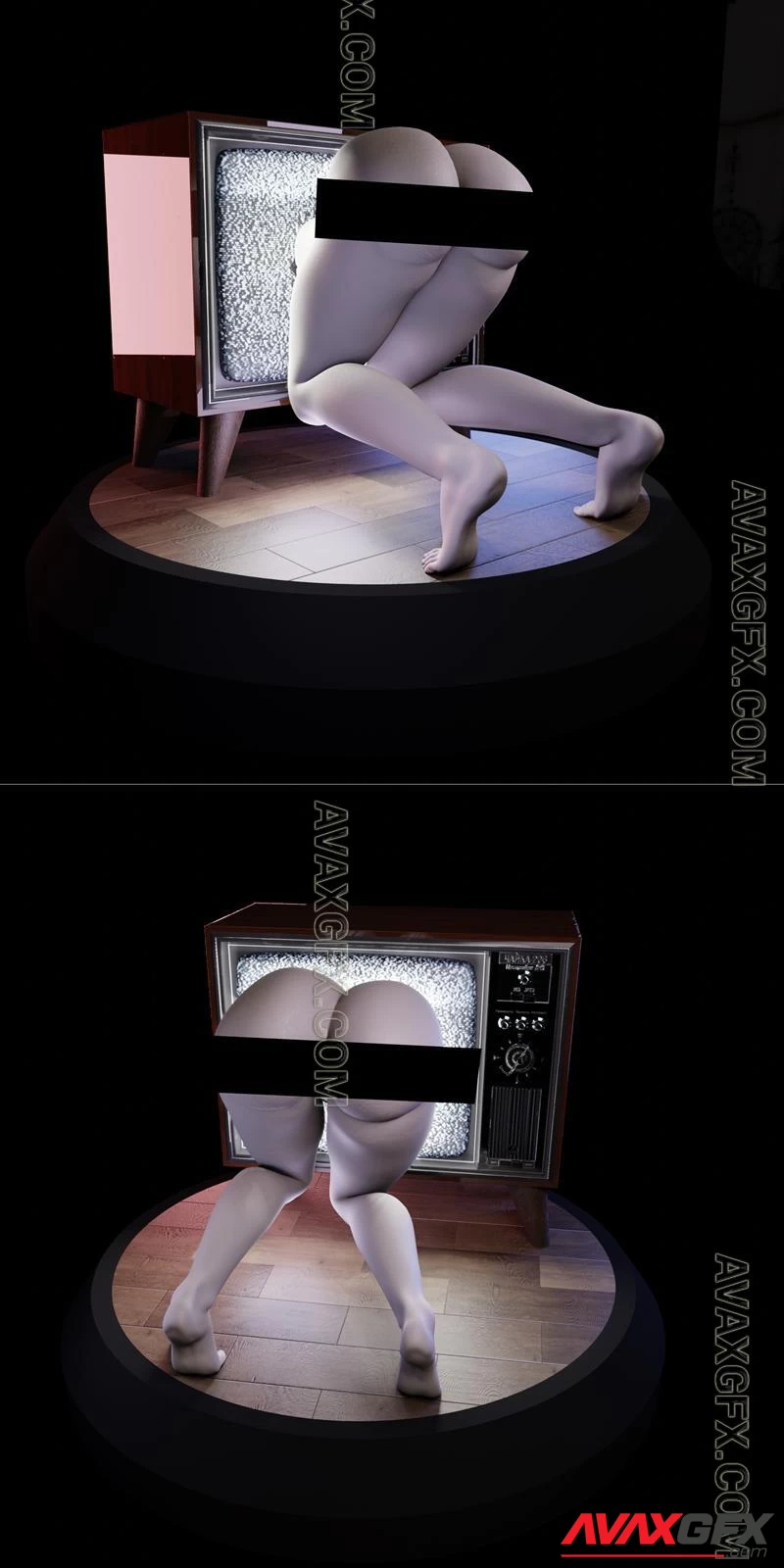 Sadako Rear - STL 3D Model