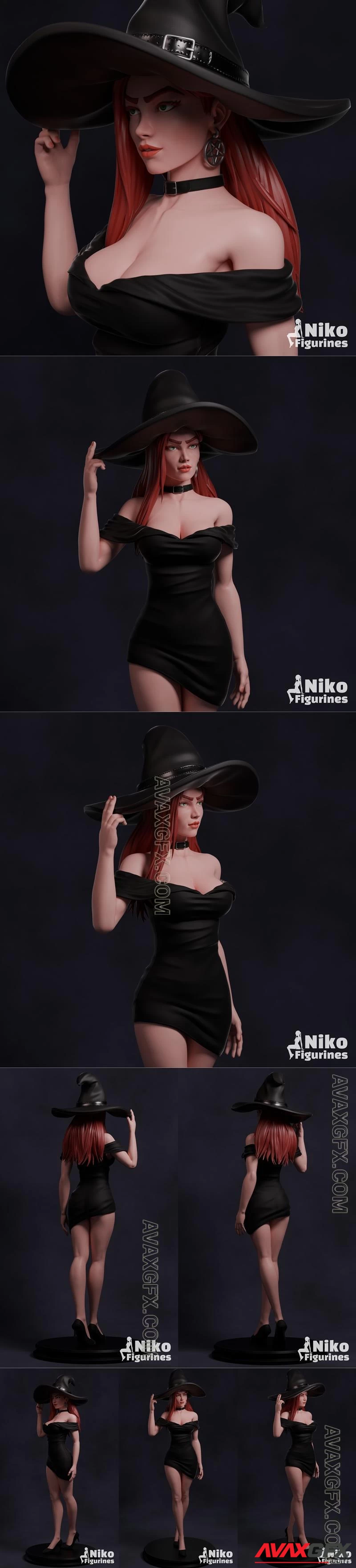 Witch by Niko Figurines - STL 3D Model