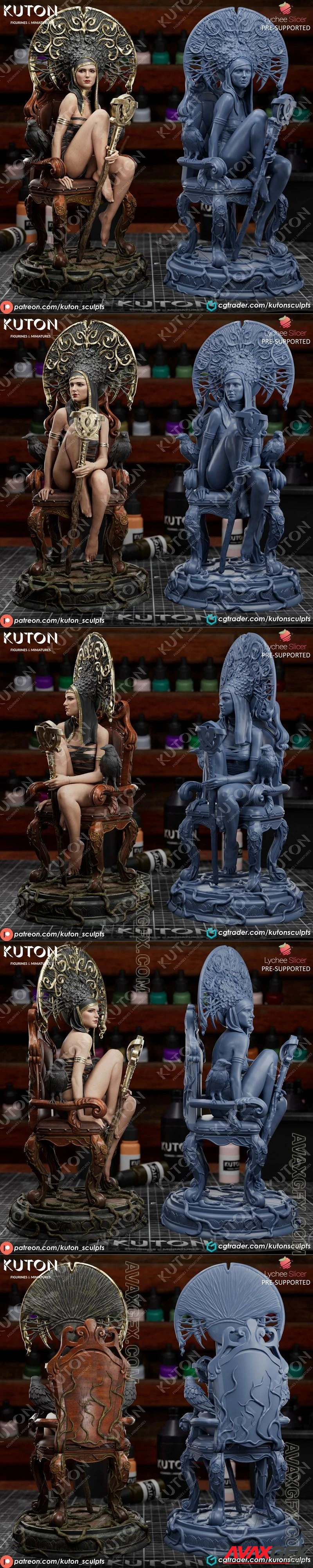 Kuton Figurines - Vekna - STL 3D Model