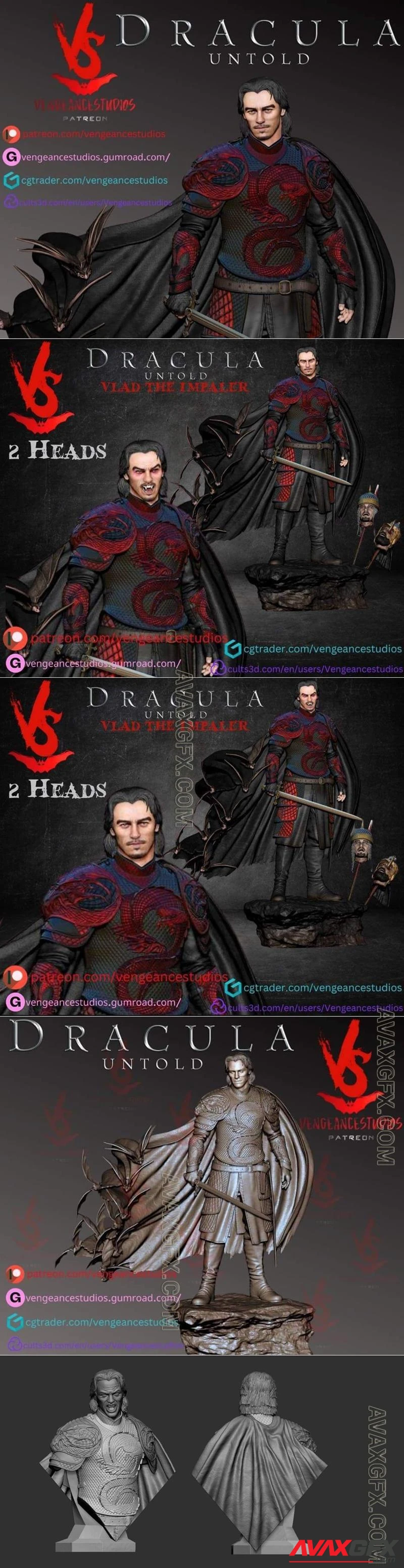Vengeancestudios - Dracula Untold - STL 3D Model
